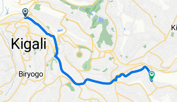 Kigali bus route map